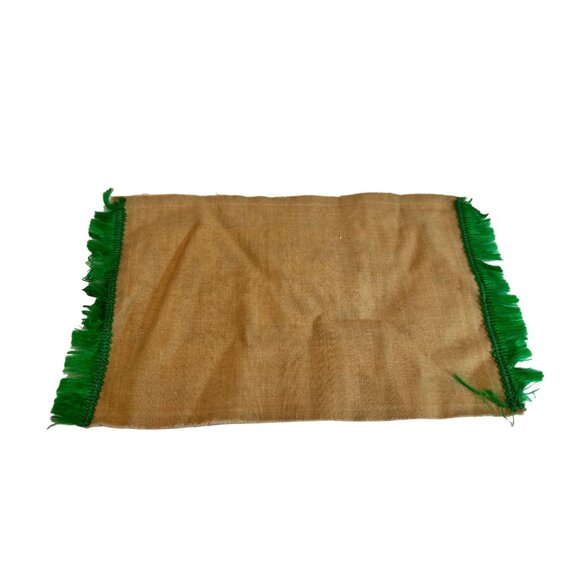 Vtg Dollhouse 1:12 Wood Dining Room Table Chairs China Hutch Shelf Buffet Rug - Picture 10 of 11